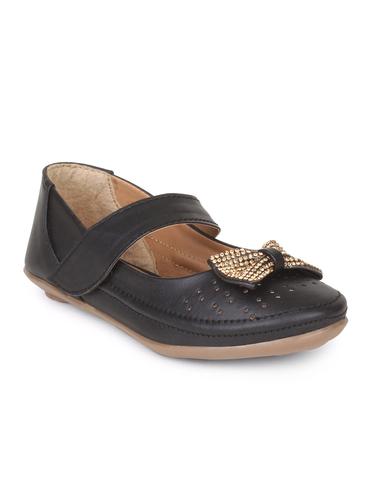 black leather flat ballerinas - 14425171 - Very Small Image - 1