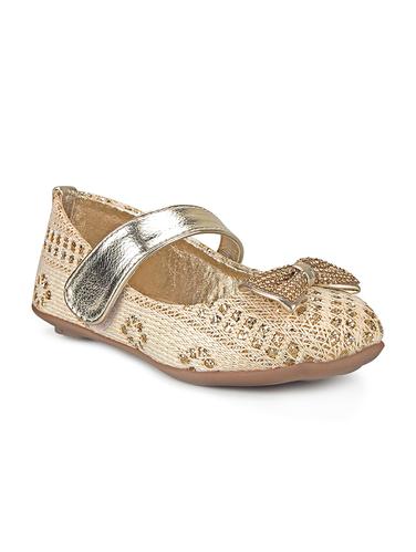 gold leatherette flat mary jane - 14425178 - Very Small Image - 1