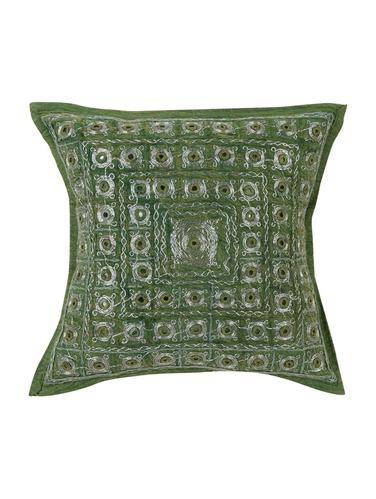 Cotton Single Rajasthani Traditional Cushion Cover By Rajrang - 14425210 - Very Small Image - 1