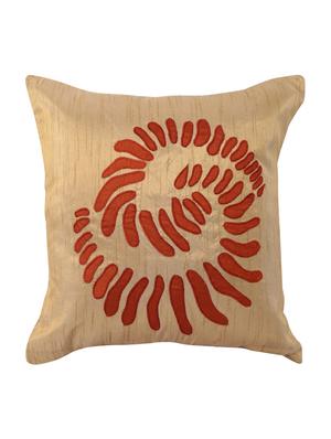 Poly Silk Single Rajasthani Traditional Cushion Cover By Rajrang - 14425216 - Standard Image - 1