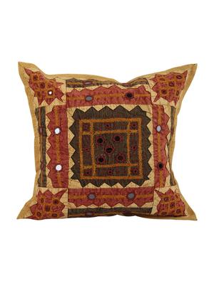 Cotton Single Rajasthani Traditional Cushion Cover By Rajrang - 14425226 - Standard Image - 1