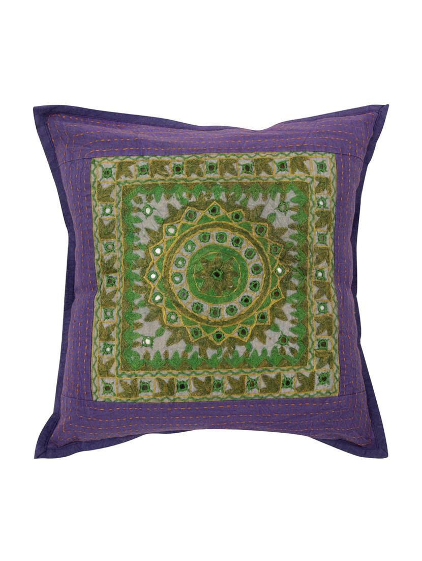 Cotton Single Rajasthani Traditional Cushion Cover By Rajrang - 14425251 - Zoom Image - 1
