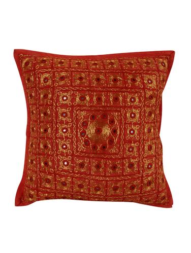 Cotton Single Rajasthani Traditional Cushion Cover By Rajrang - 14425258 - Very Small Image - 1