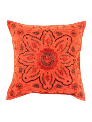 Cotton Single Rajasthani Traditional Cushion Cover By Rajrang - 14425269 - Standard Image - 1