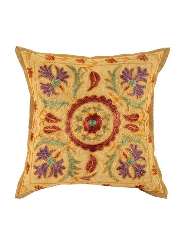Cotton Single Rajasthani Traditional Cushion Cover By Rajrang - 14425272 - Very Small Image - 1