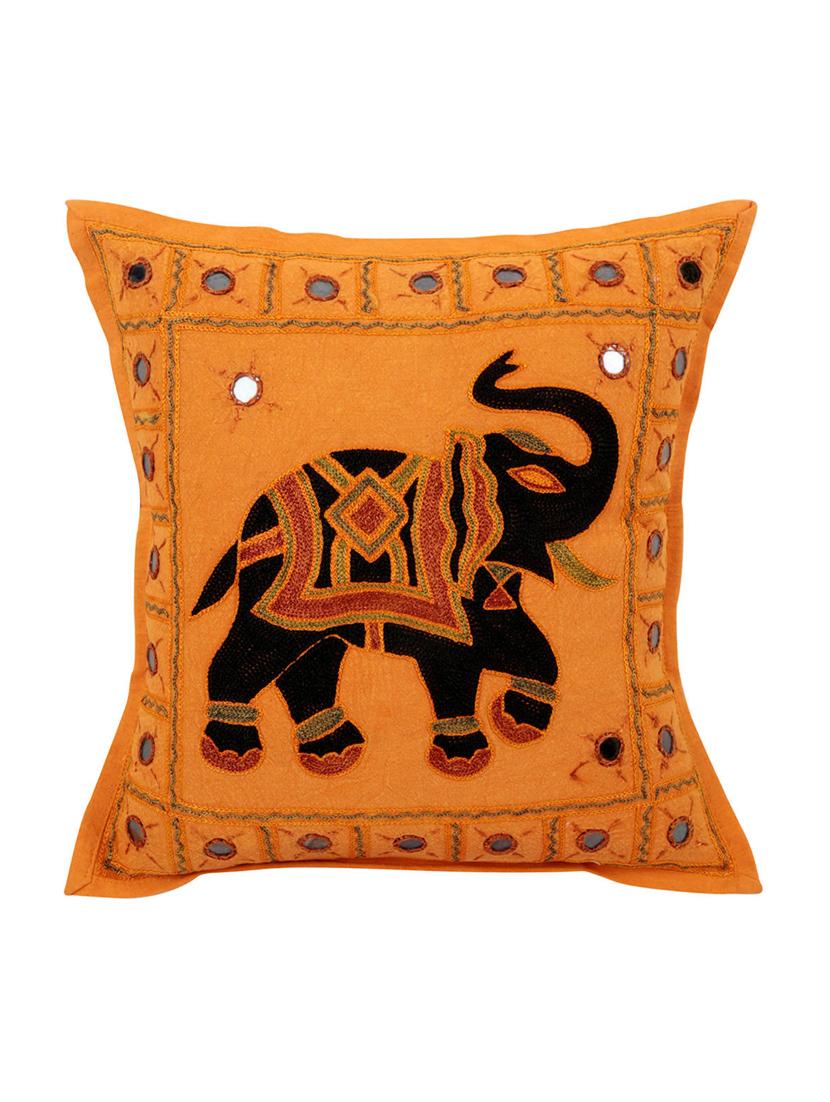 Cotton Single Rajasthani Traditional Cushion Cover By Rajrang - 14425275 - Zoom Image - 1