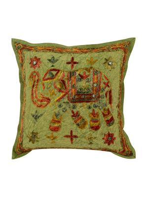 Cotton Single Rajasthani Traditional Cushion Cover By Rajrang - 14425286 - Standard Image - 1