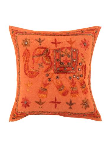 Cotton Single Rajasthani Traditional Cushion Cover By Rajrang - 14425287 - Very Small Image - 1