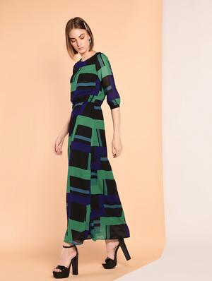 geometric printed maxi dress - 14425592 - Standard Image - 3