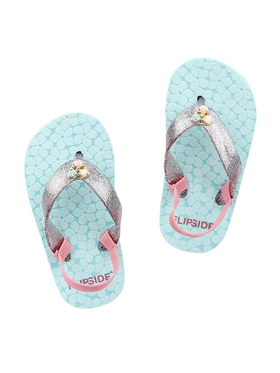light blue rubber flip flop - 14426163 - Zoom Image - 1