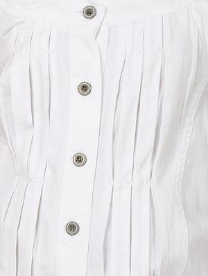 white cotton playsuit - 14426576 - Standard Image - 4