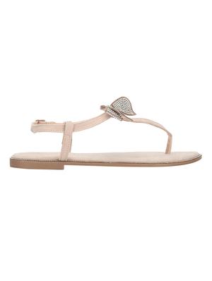 nude ankle strap sandals - 14427039 - Standard Image - 2