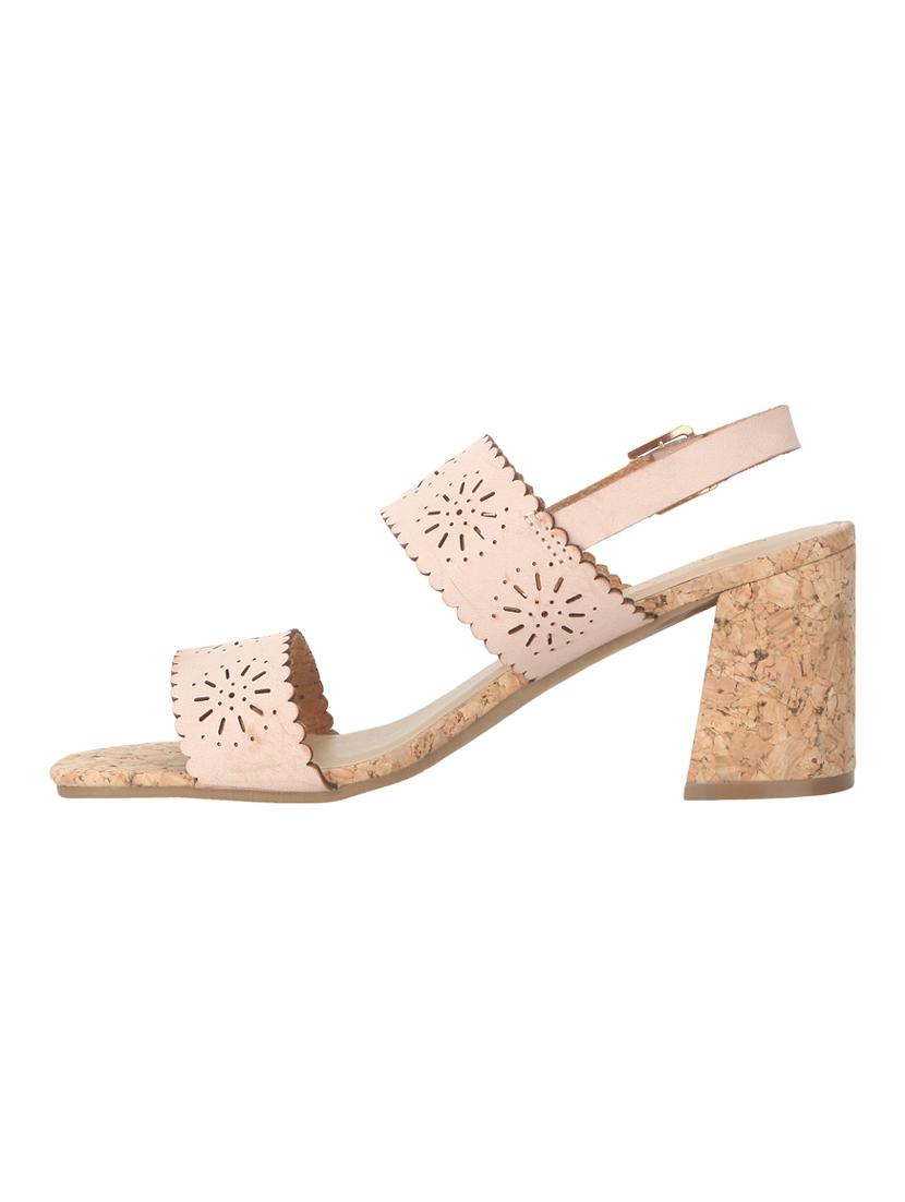 pink leather back strap sandals - 14427341 - Zoom Image - 3