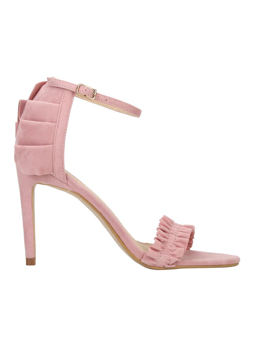 pink leather ankle strap sandals - 14427342 - Zoom Image - 2