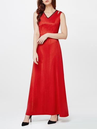 red embellished maxi dress - 14427719 - Very Small Image - 1
