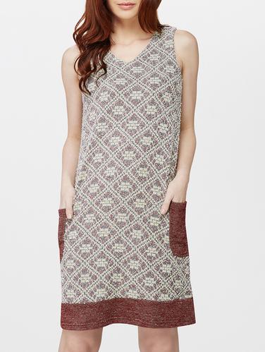 Multicolored rayon shift dress - 14427727 - Very Small Image - 1