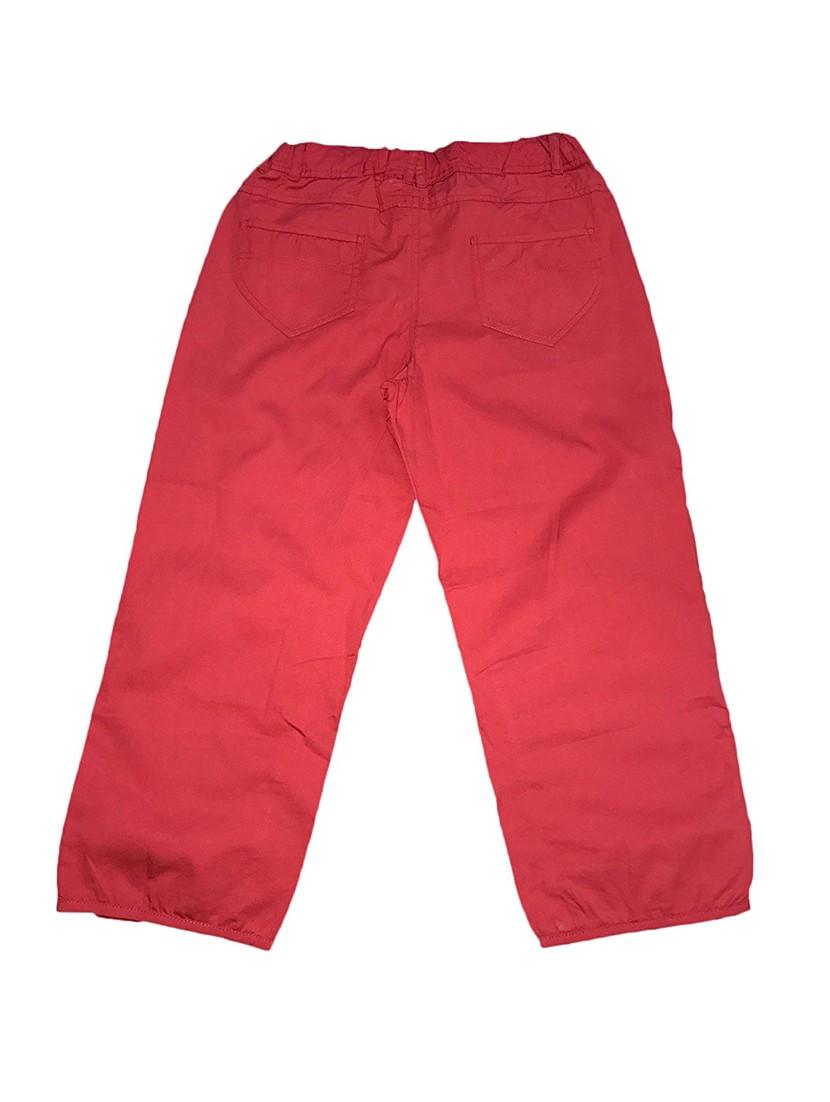 red cotton three-fourth shorts - 14428188 - Zoom Image - 2