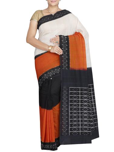 multi cotton pochampalli saree - 14428983 - Very Small Image - 1