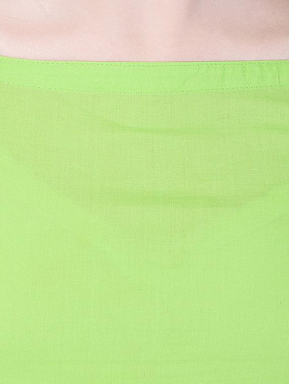 blue and green cotton skirt set - 14429033 - Zoom Image - 5