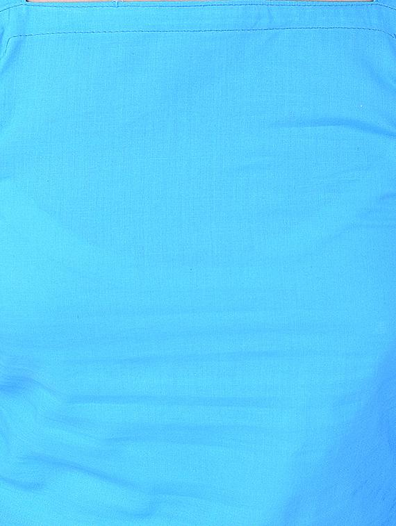 blue cotton skirt set - 14429054 - Zoom Image - 5