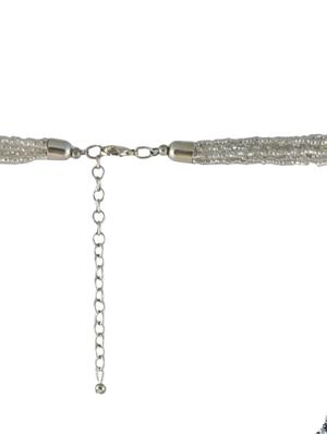 multi colored metal long necklace - 14429227 - Standard Image - 4