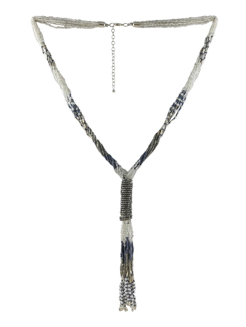 multi colored metal long necklace - 14429227 - Zoom Image - 2