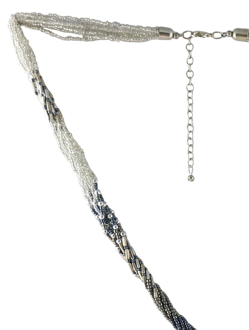 multi colored metal long necklace - 14429227 - Zoom Image - 3