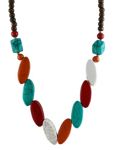 multi metal chain necklace - 14429447 - Very Small Image - 1