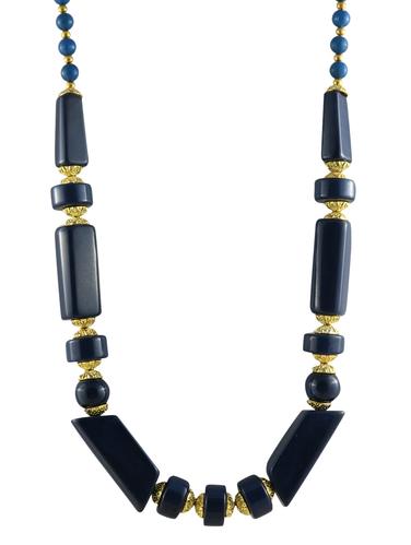 black metal chain necklace - 14429448 - Very Small Image - 1