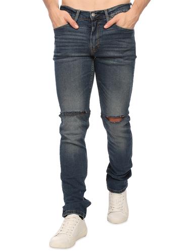 blue denim ripped jean - 14429451 - Very Small Image - 1