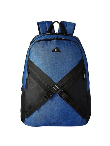 blue polyester backpack - 14430524 - Very Small Image - 1