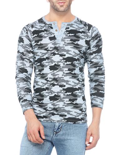 grey cotton t-shirt - 14430717 - Very Small Image - 1