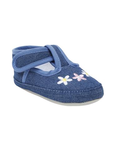 blue canvas flat ballerinas - 14430810 - Very Small Image - 1