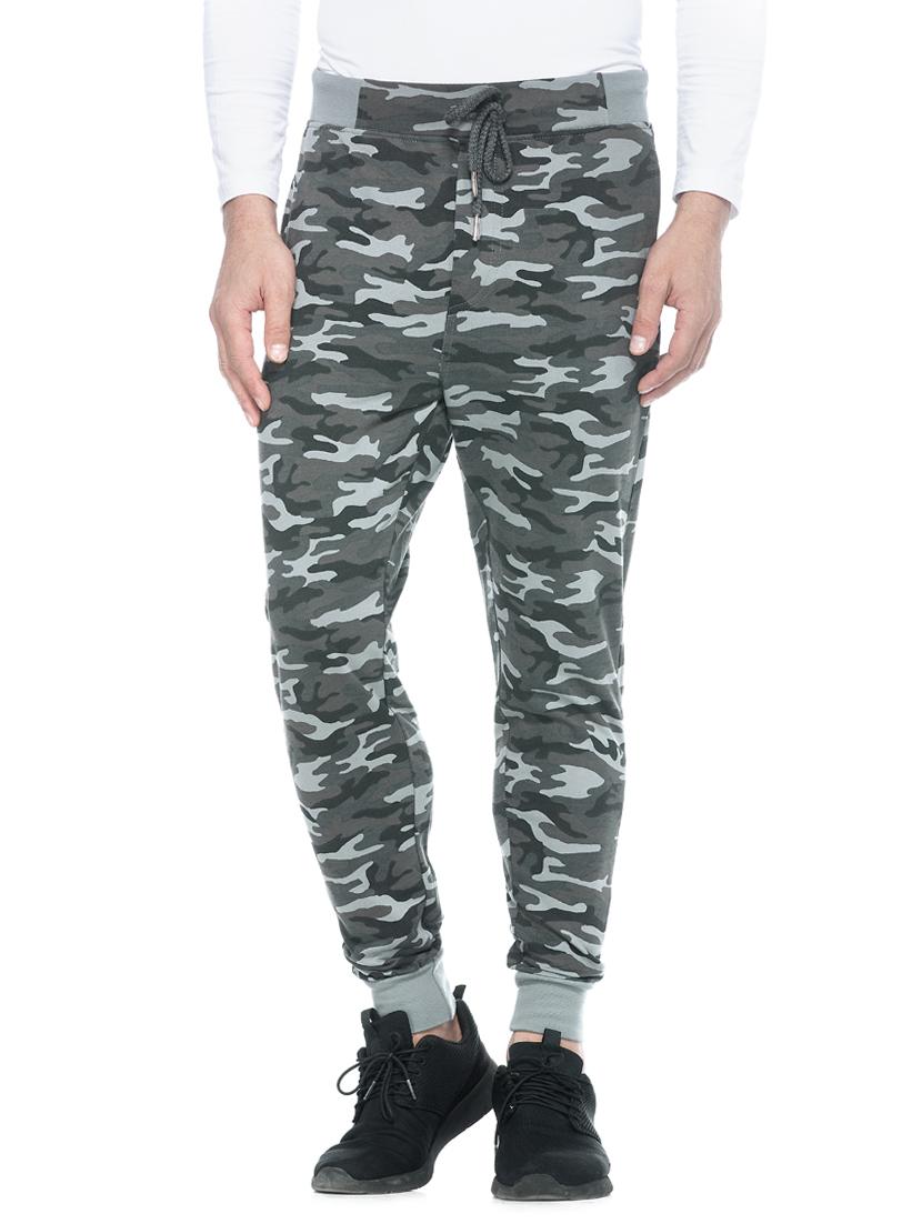 multi cotton full length track pant - 14430846 - Zoom Image - 1