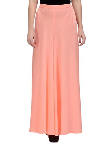 pink georgette palazzos - 14431535 - Very Small Image - 1