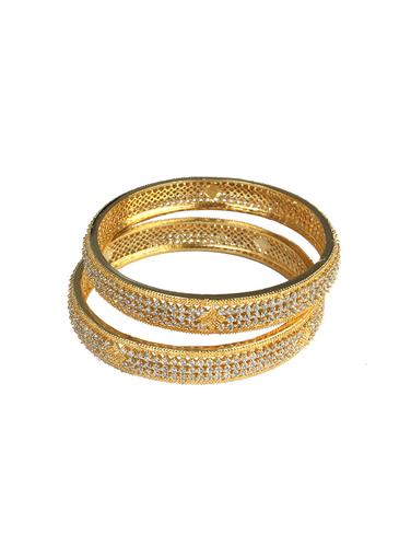 white brass bangle - 14432216 - Very Small Image - 1