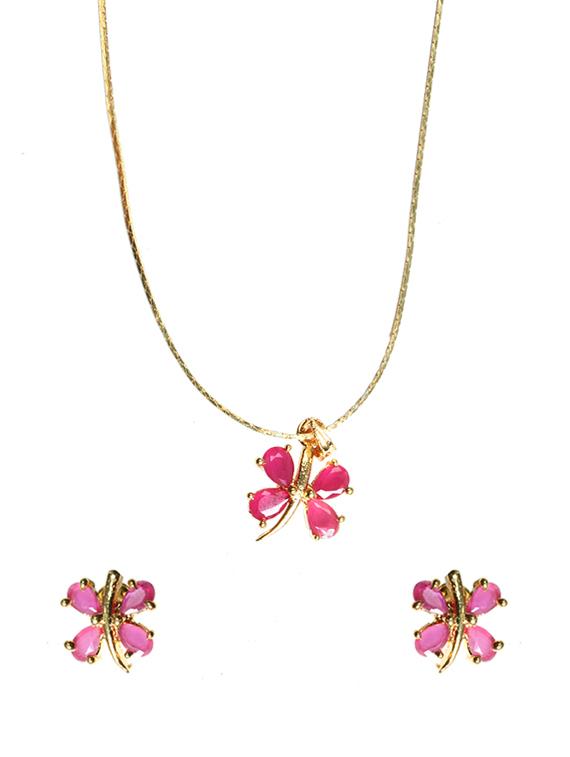 pink brass pendant - 14432260 - Zoom Image - 1