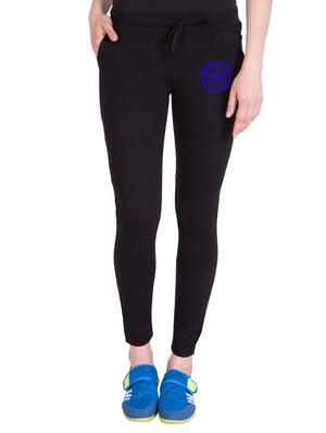 black cotton track pants - 14432409 - Standard Image - 1