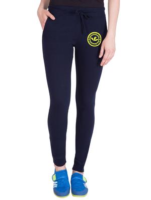 navy blue cotton track pants - 14432445 - Standard Image - 1