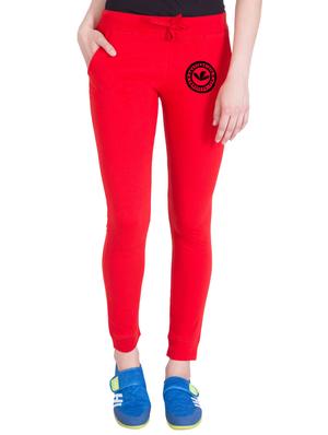 red cotton track pants - 14432446 - Standard Image - 1