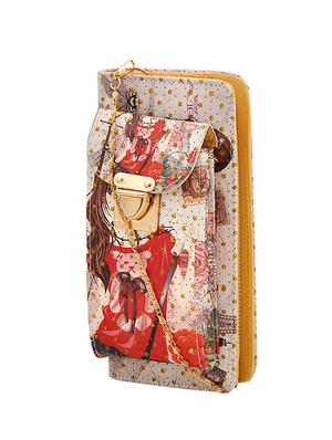 white leatherette clutch - 14432456 - Standard Image - 4