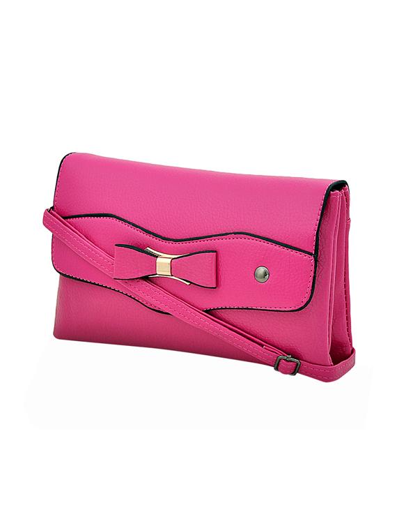 pink leatherette sling bag - 14432481 - Zoom Image - 4