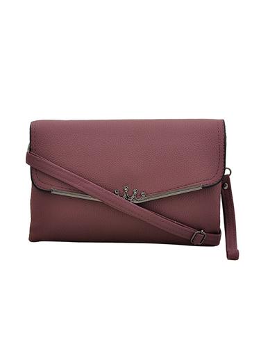 purple leatherette sling bag - 14432485 - Very Small Image - 1