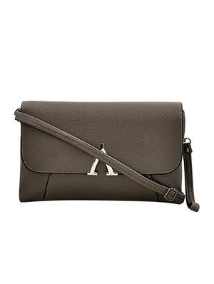 grey leatherette sling bag - 14432494 - Standard Image - 1