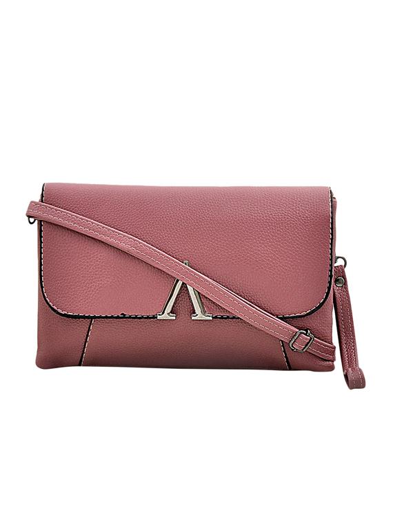purple leatherette sling bag - 14432495 - Zoom Image - 1
