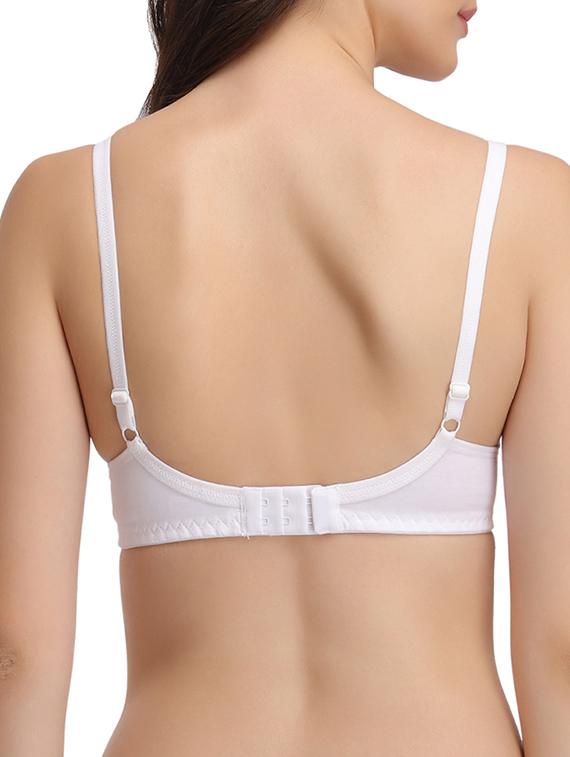 bow patch solid bra - 14432785 - Zoom Image - 3