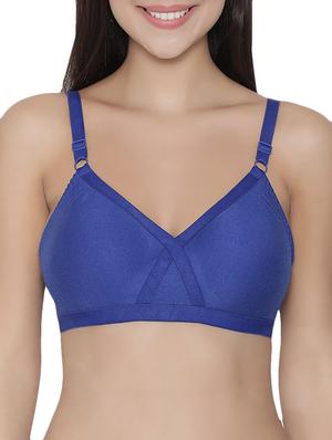blue cotton tshirt bra - 14432795 - Standard Image - 1