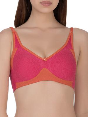pink cotton bra - 14432807 - Standard Image - 1