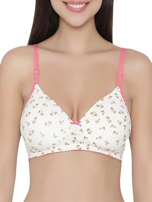 beige polyamide tshirt bra - 14432809 - Standard Image - 1