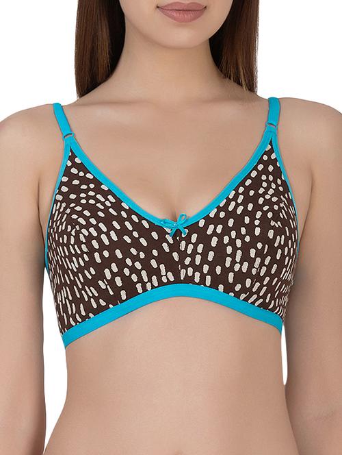 brown cotton bra - 14432814 - Standard Image - 1
